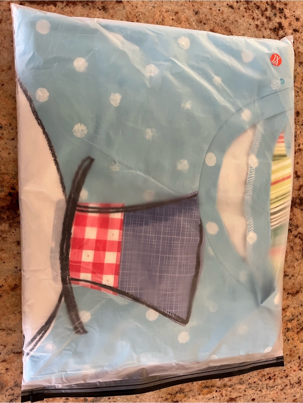 Kids Polka Dot Beach Cover-Up | Light Blue